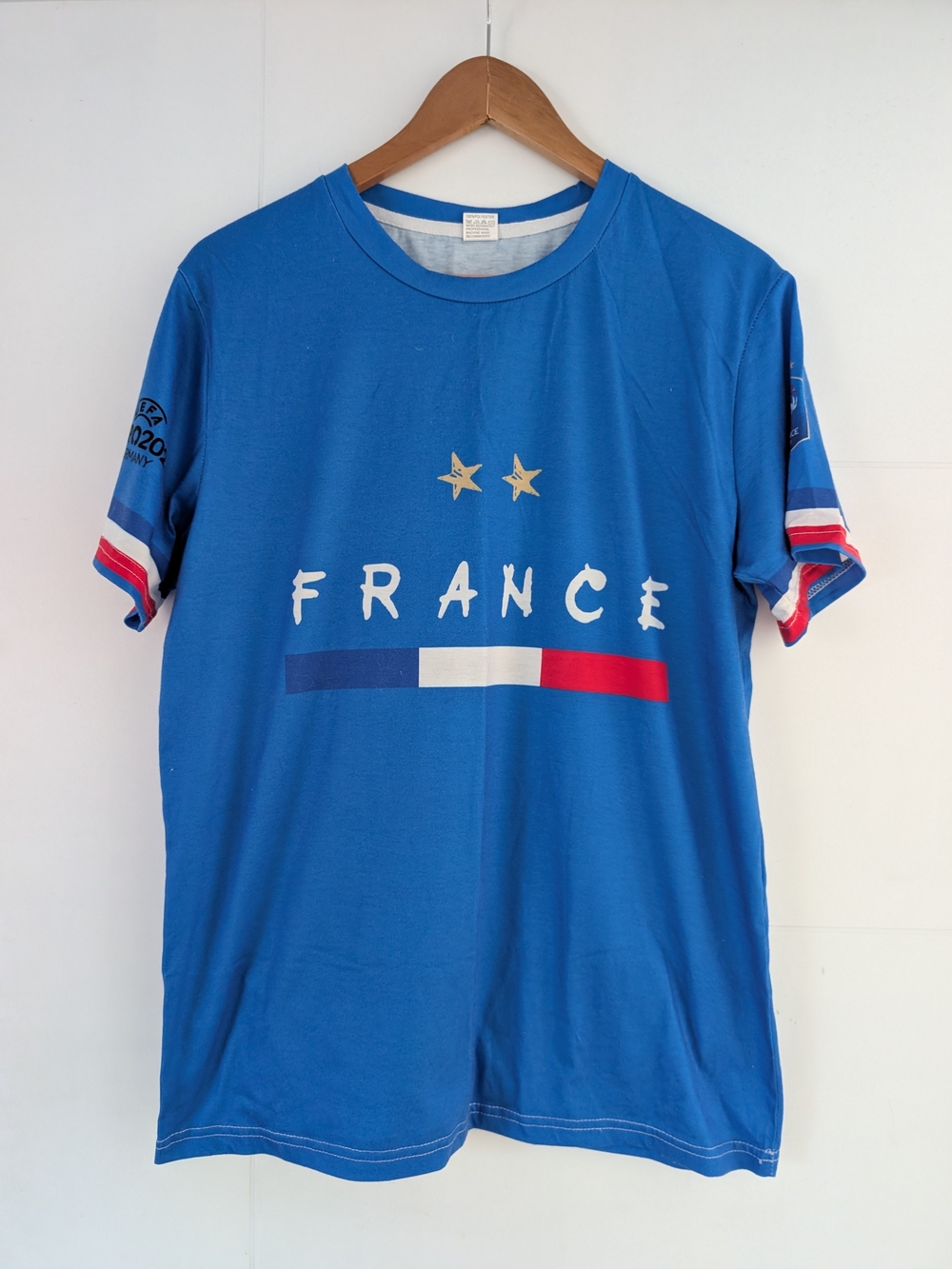 France EUFA EURO 2024 unbranded soccer jersey